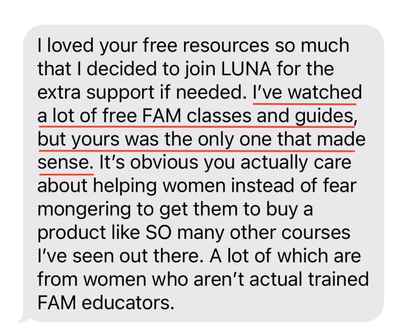 This class just made sense.