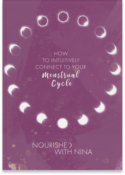 E-Book Cover: How to Intuitively Connect to your Menstrual Cycle