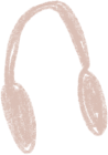 Illustration of headphones